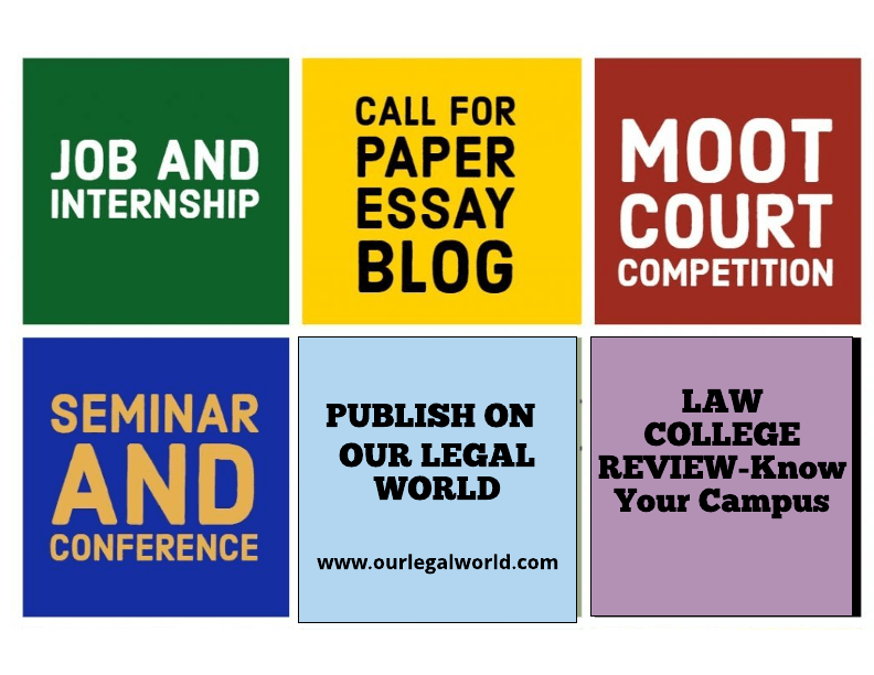 Submitting a post (opportunity/event or internship experience on Our Legal World 