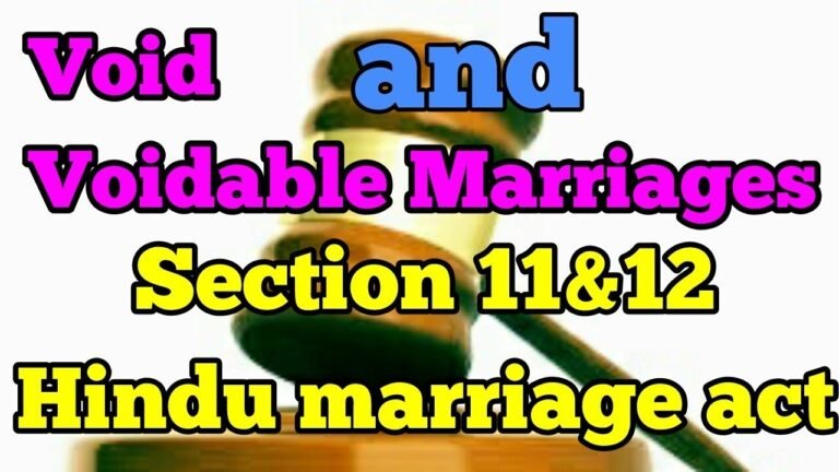 void-and-voidable-marriage-under-hindu-marriage-act-1955