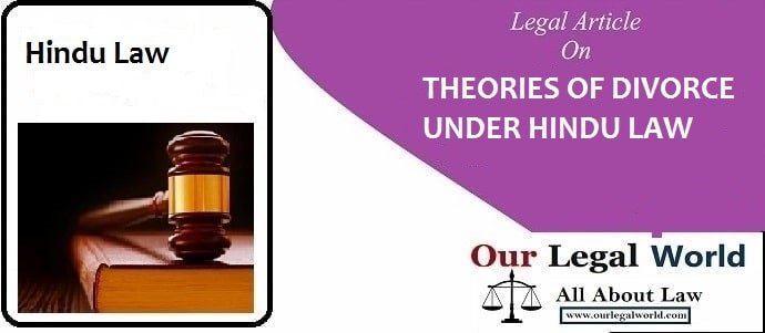 THEORIES OF DIVORCE UNDER HINDU LAW