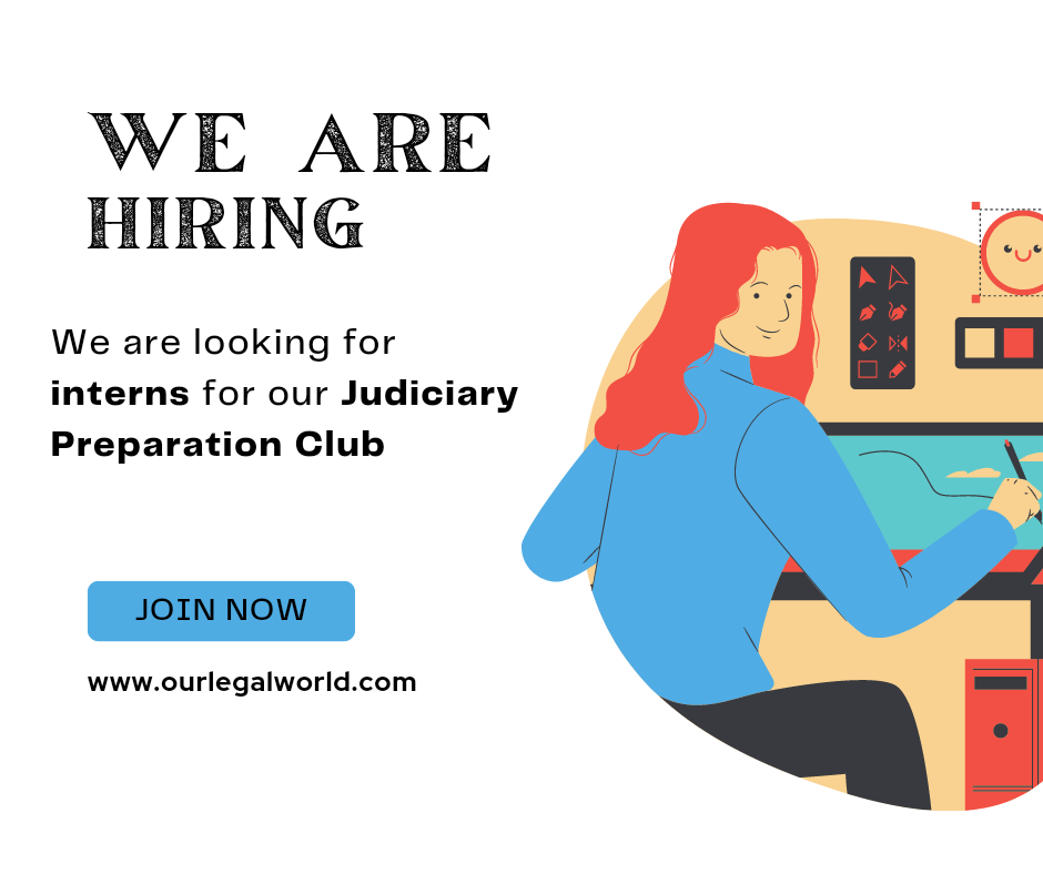 Call for Intern at Judiciary Preparation Club: OurLegalWorld